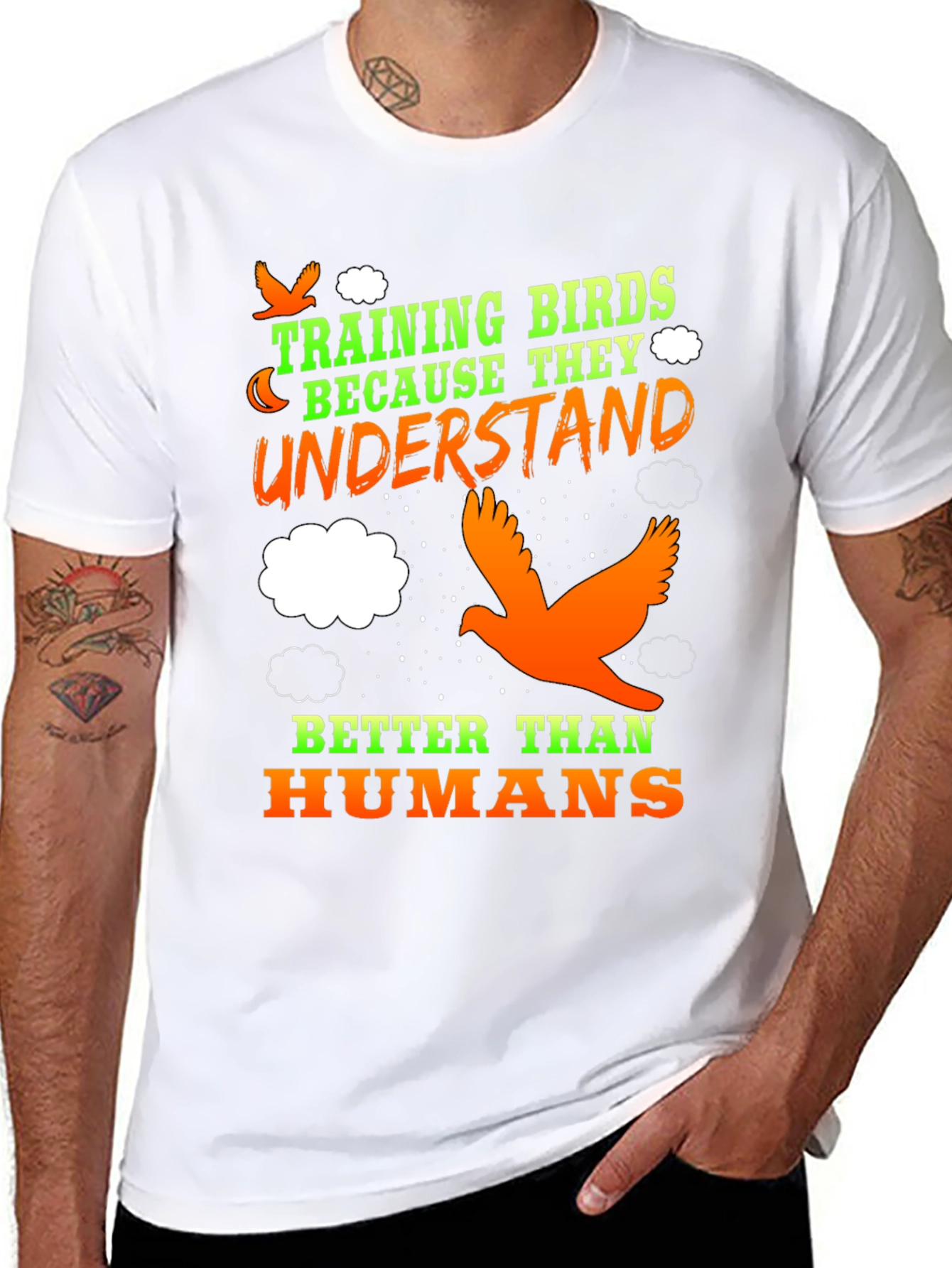Training Birds Funny T-Shirt