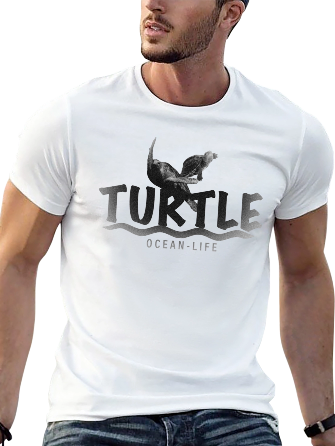 Turtle Ocean Life Graphic T-Shirt