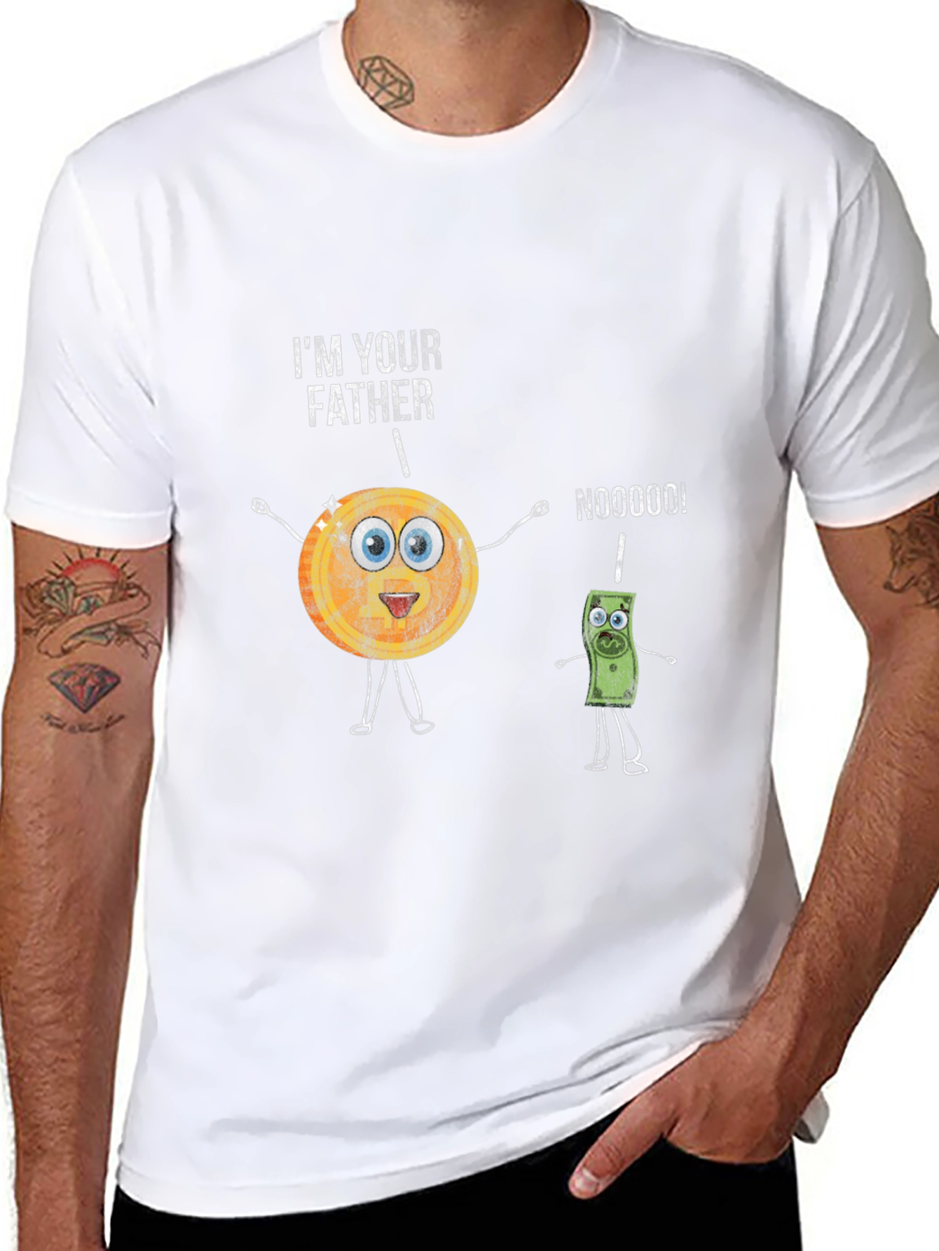 Funny Fathers Day T-Shirt - Sun & Money