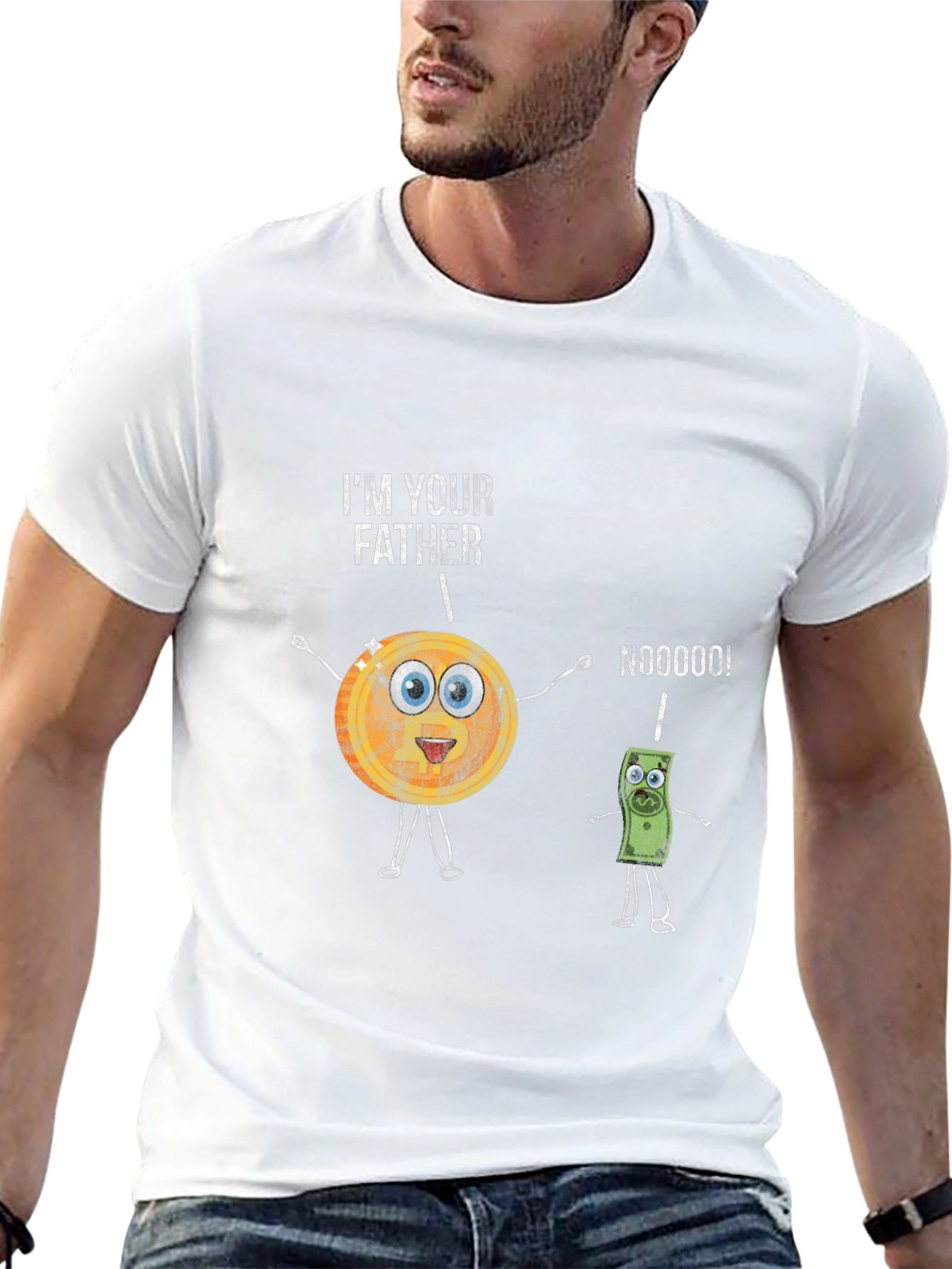 Funny Fathers Day T-Shirt - Sun & Money