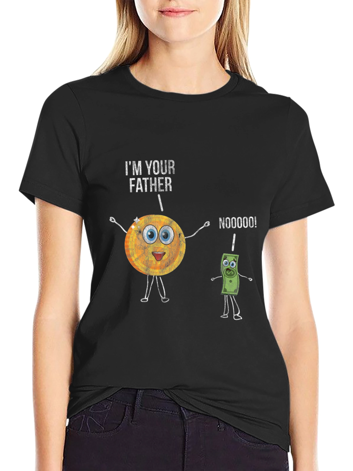 Funny Fathers Day T-Shirt - Sun & Money