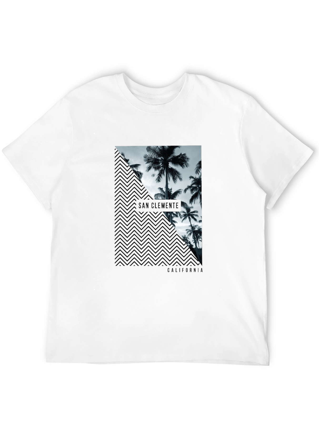 San Clemente California Graphic Tee - Black