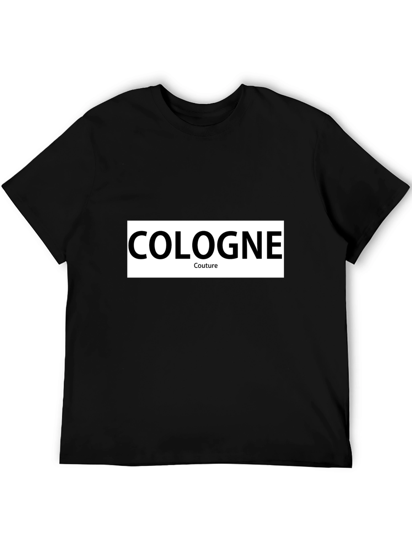 Cologne Couture Black Graphic Tee