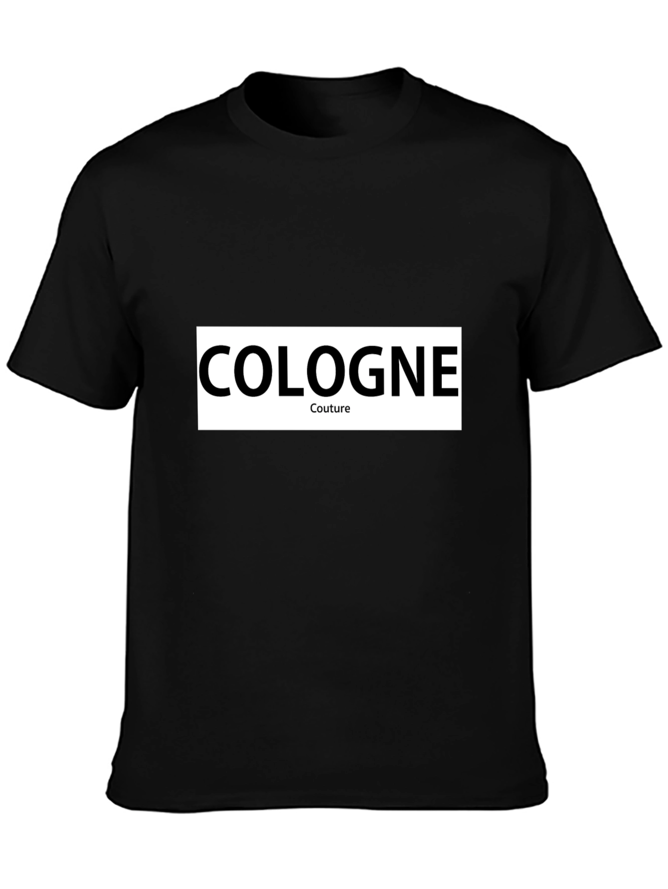 Cologne Couture Black Graphic Tee