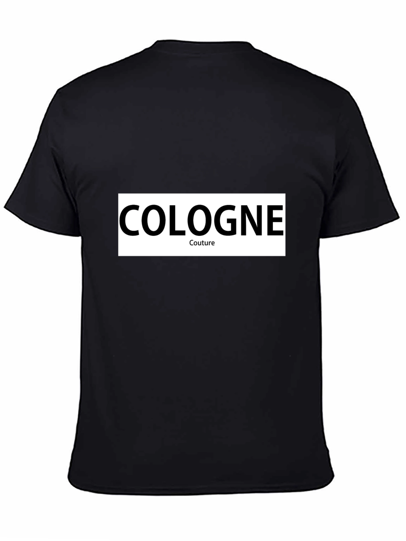 Cologne Couture Black Graphic Tee