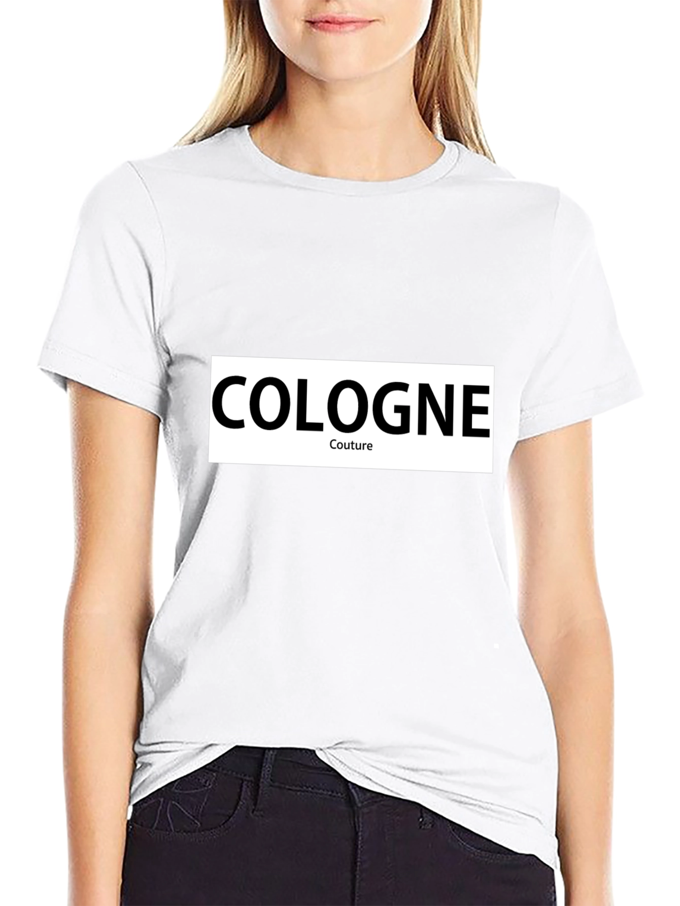Cologne Couture Black Graphic Tee