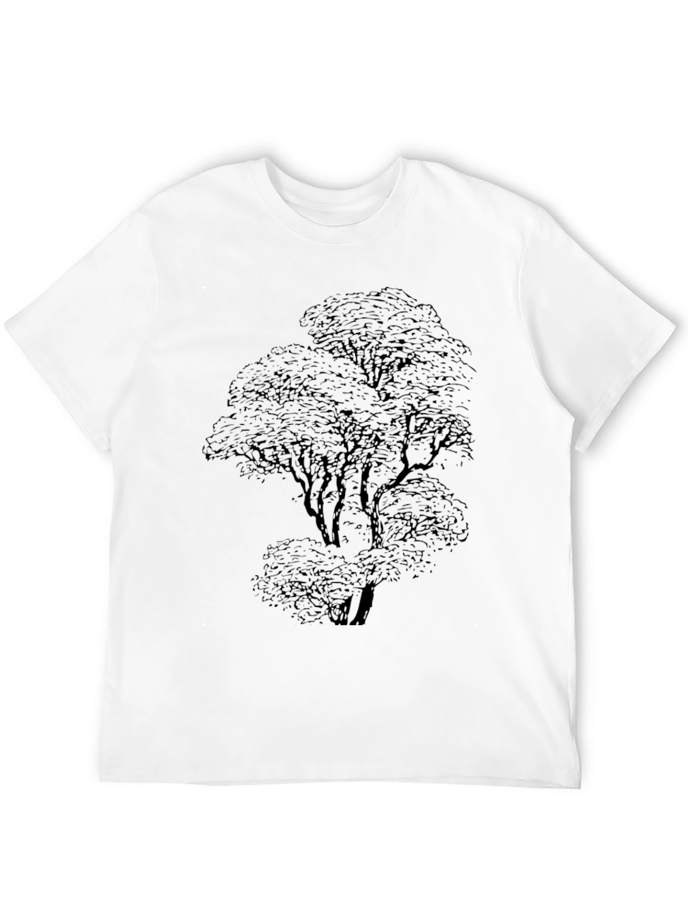 Tree Graphic Black T-Shirt