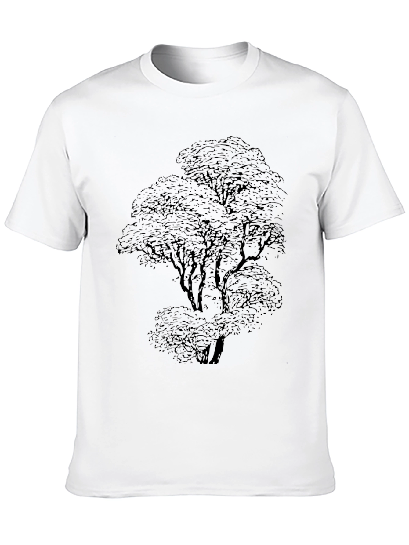Tree Graphic Black T-Shirt