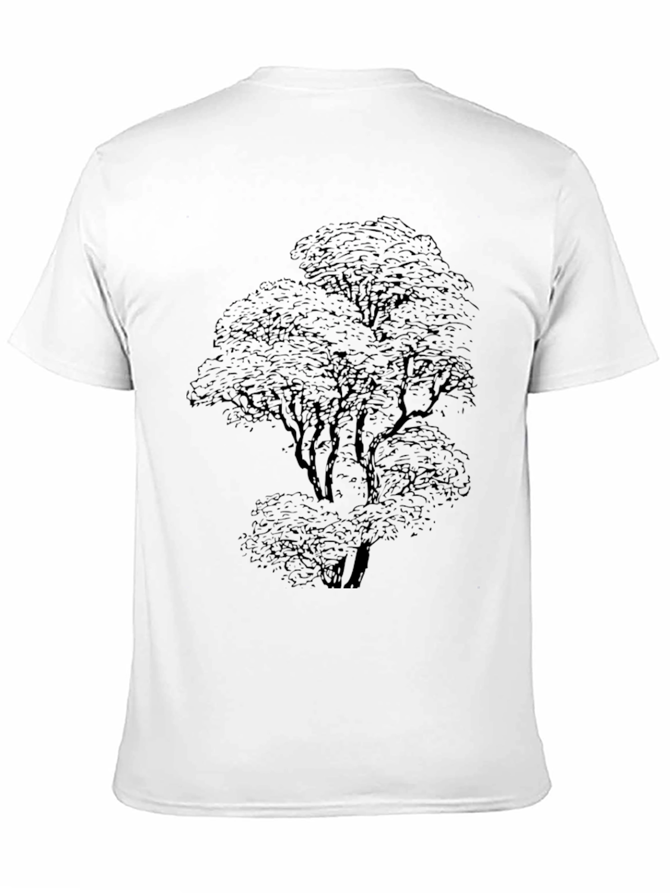 Tree Graphic Black T-Shirt