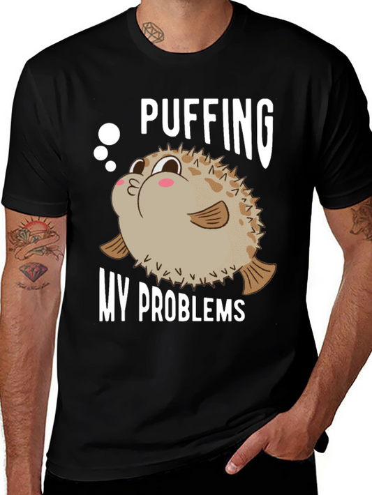 Pufferfish Problems Graphic T-Shirt