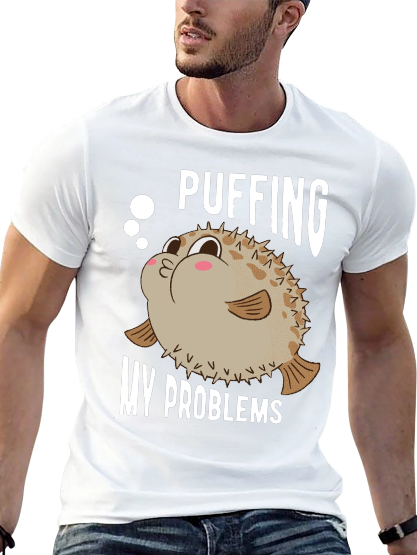 Pufferfish Problems Graphic T-Shirt