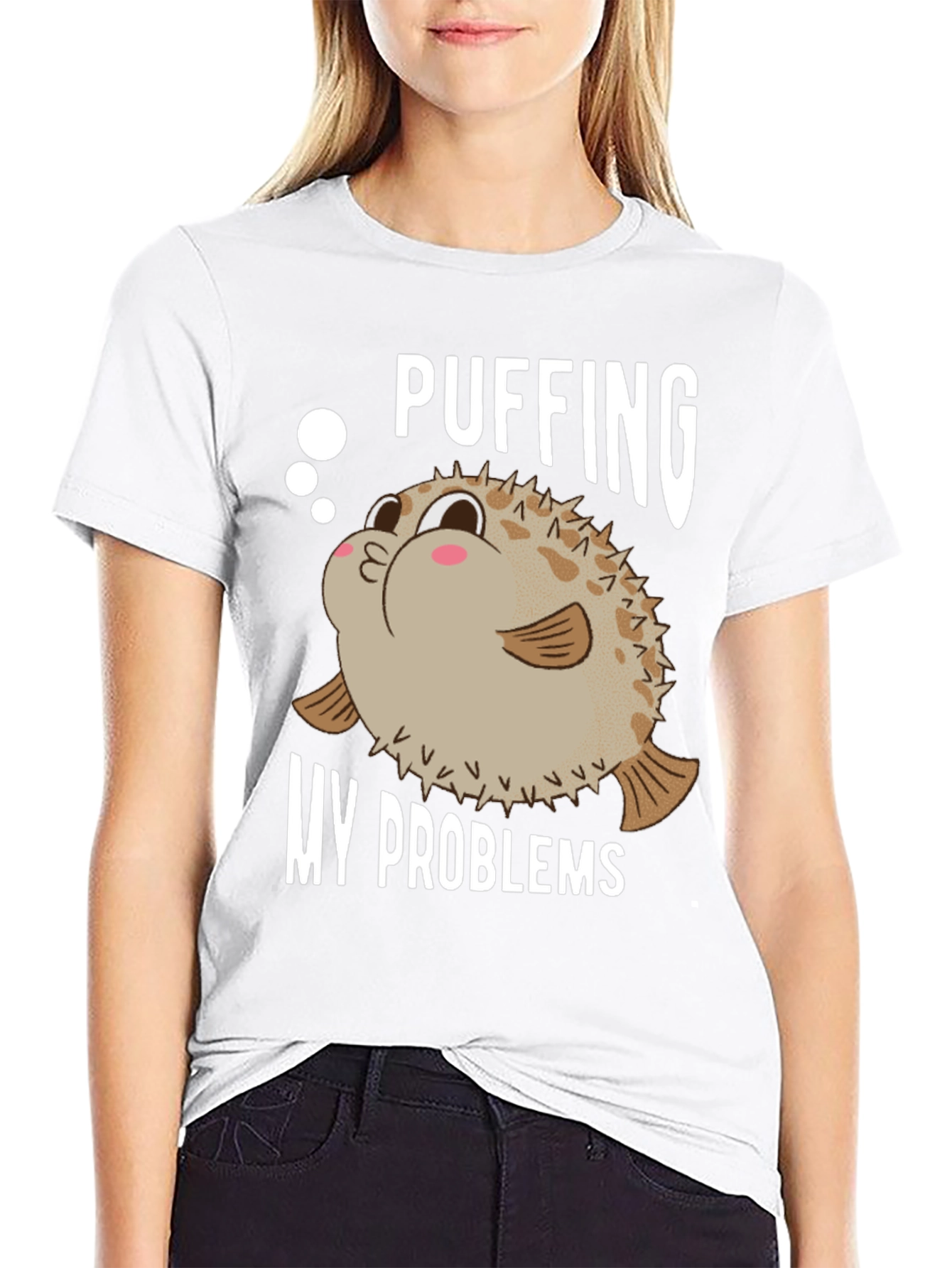 Pufferfish Problems Graphic T-Shirt