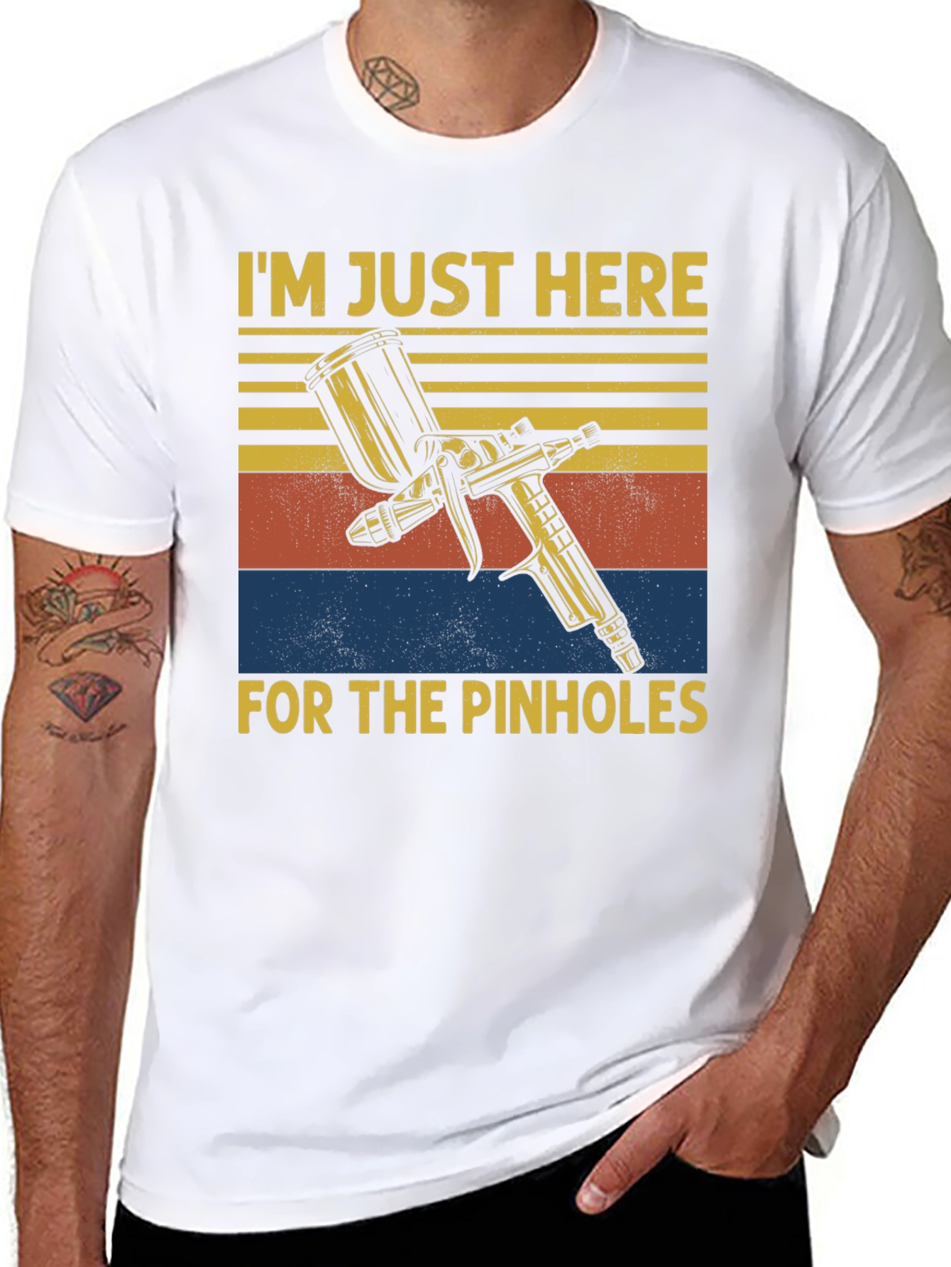 Im Just Here for the Pinholes T-Shirt