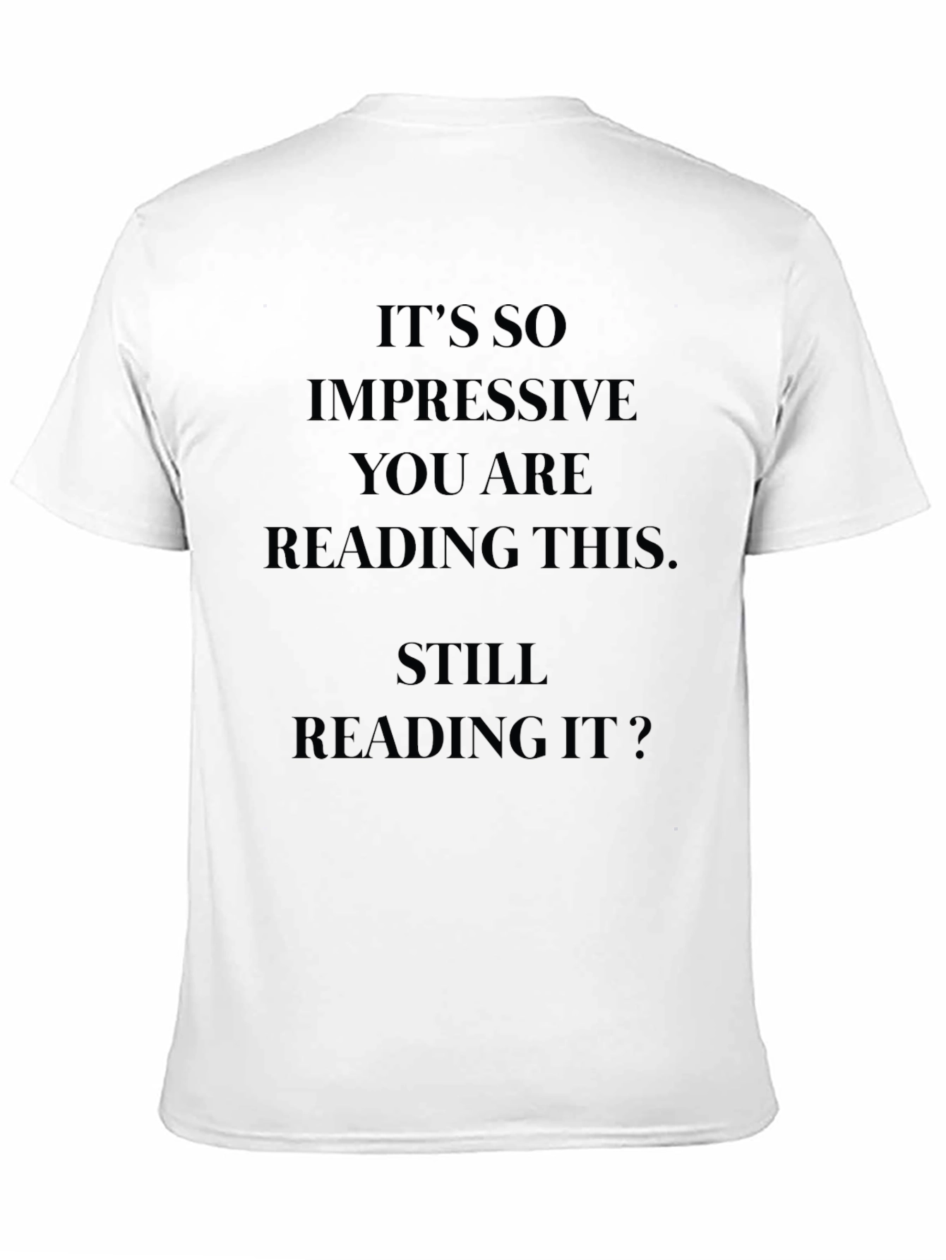 Impressive Reading T-Shirt - Funny Slogan Tee