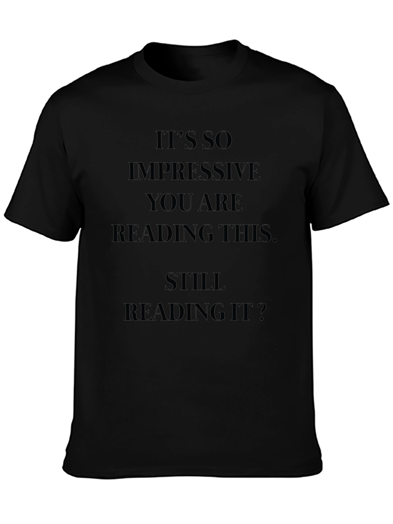 Impressive Reading T-Shirt - Funny Slogan Tee