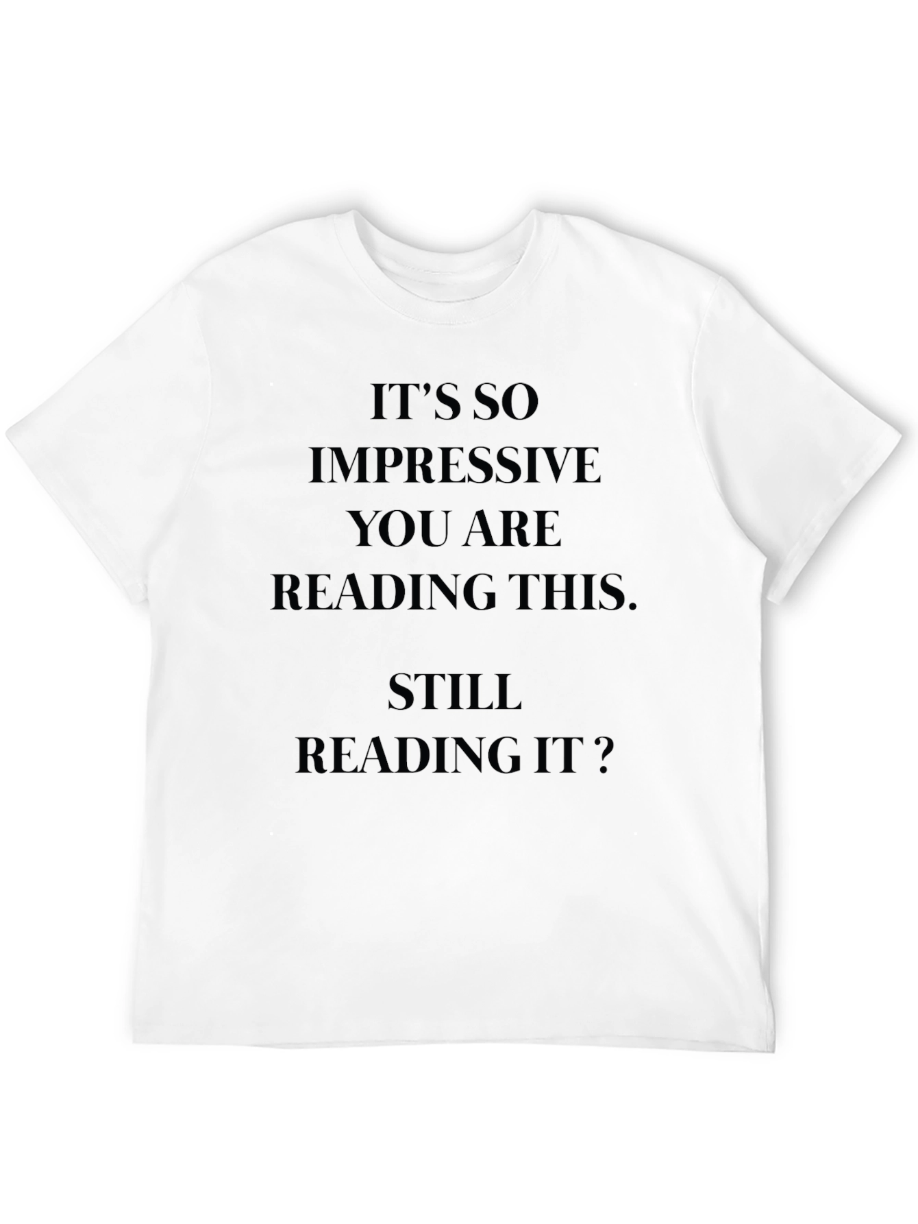 Impressive Reading T-Shirt - Funny Slogan Tee