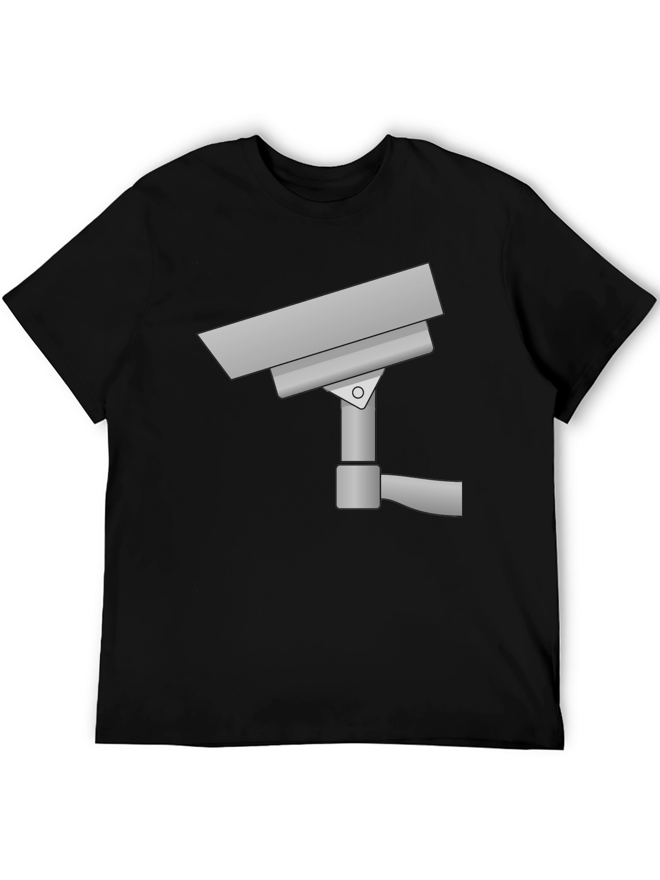 Security Camera Graphic Tee - Surveillance Style!