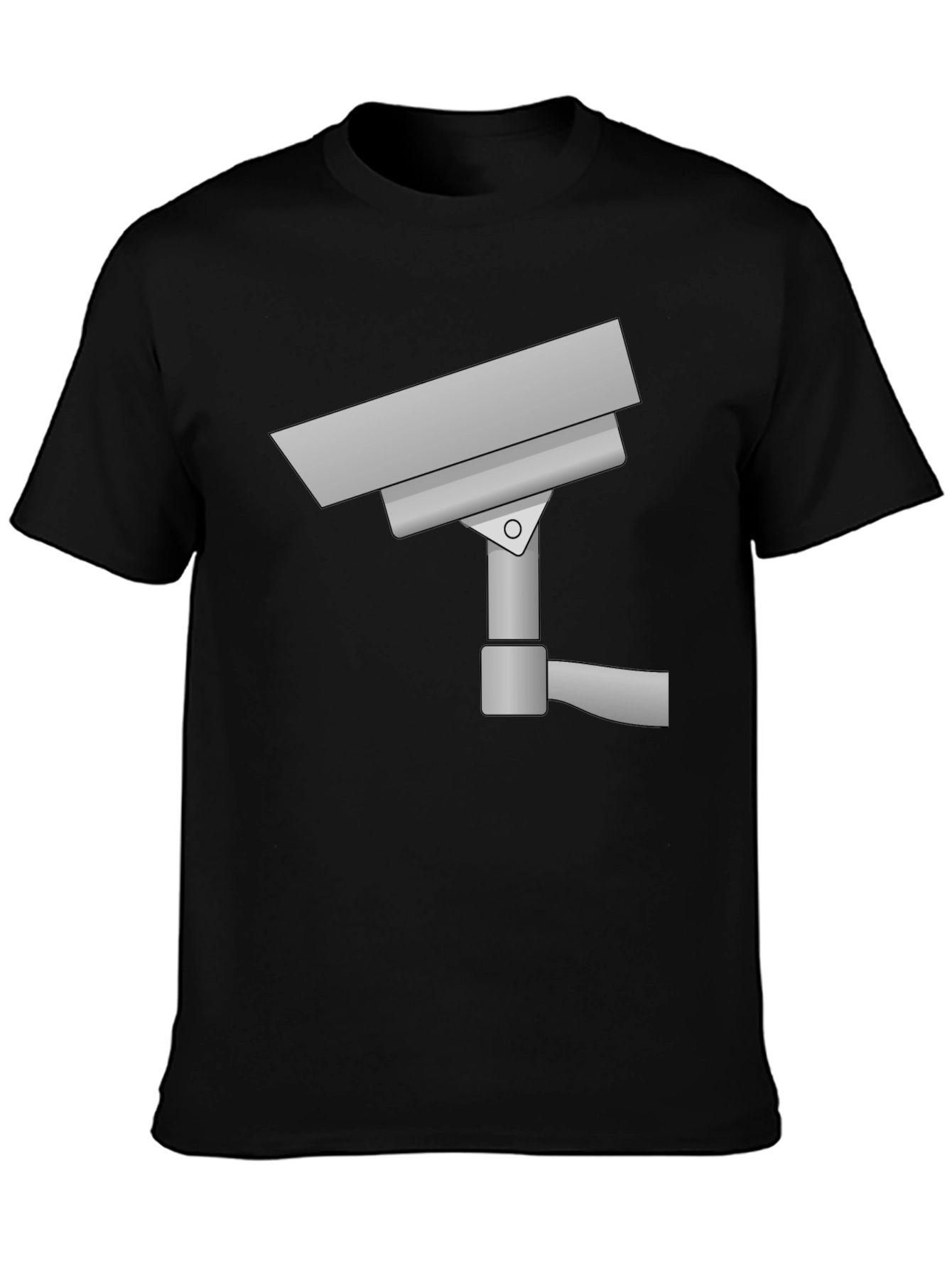 Security Camera Graphic Tee - Surveillance Style!