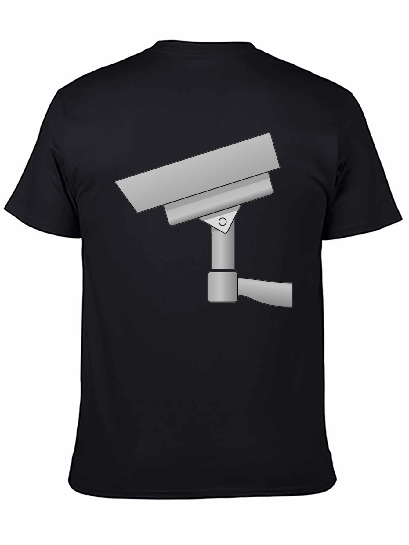 Security Camera Graphic Tee - Surveillance Style!