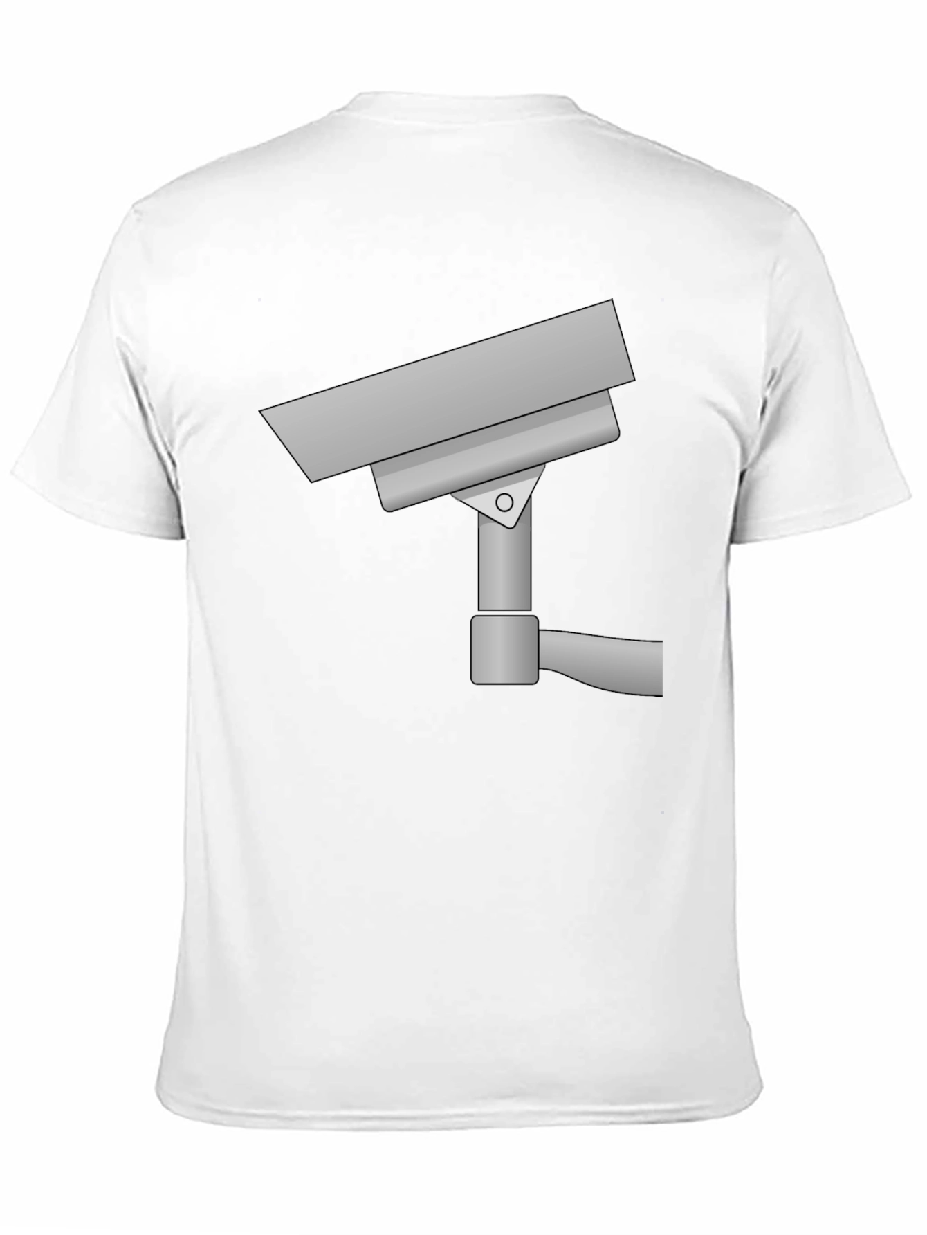 Security Camera Graphic Tee - Surveillance Style!
