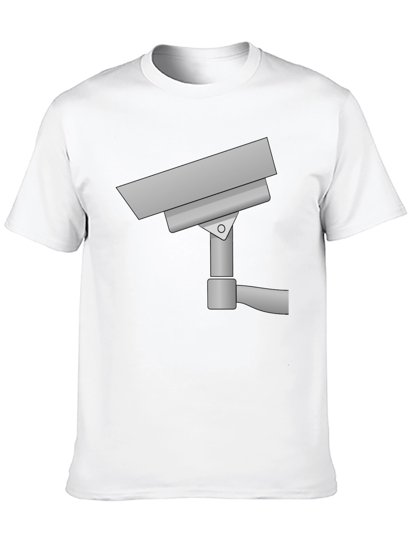Security Camera Graphic Tee - Surveillance Style!