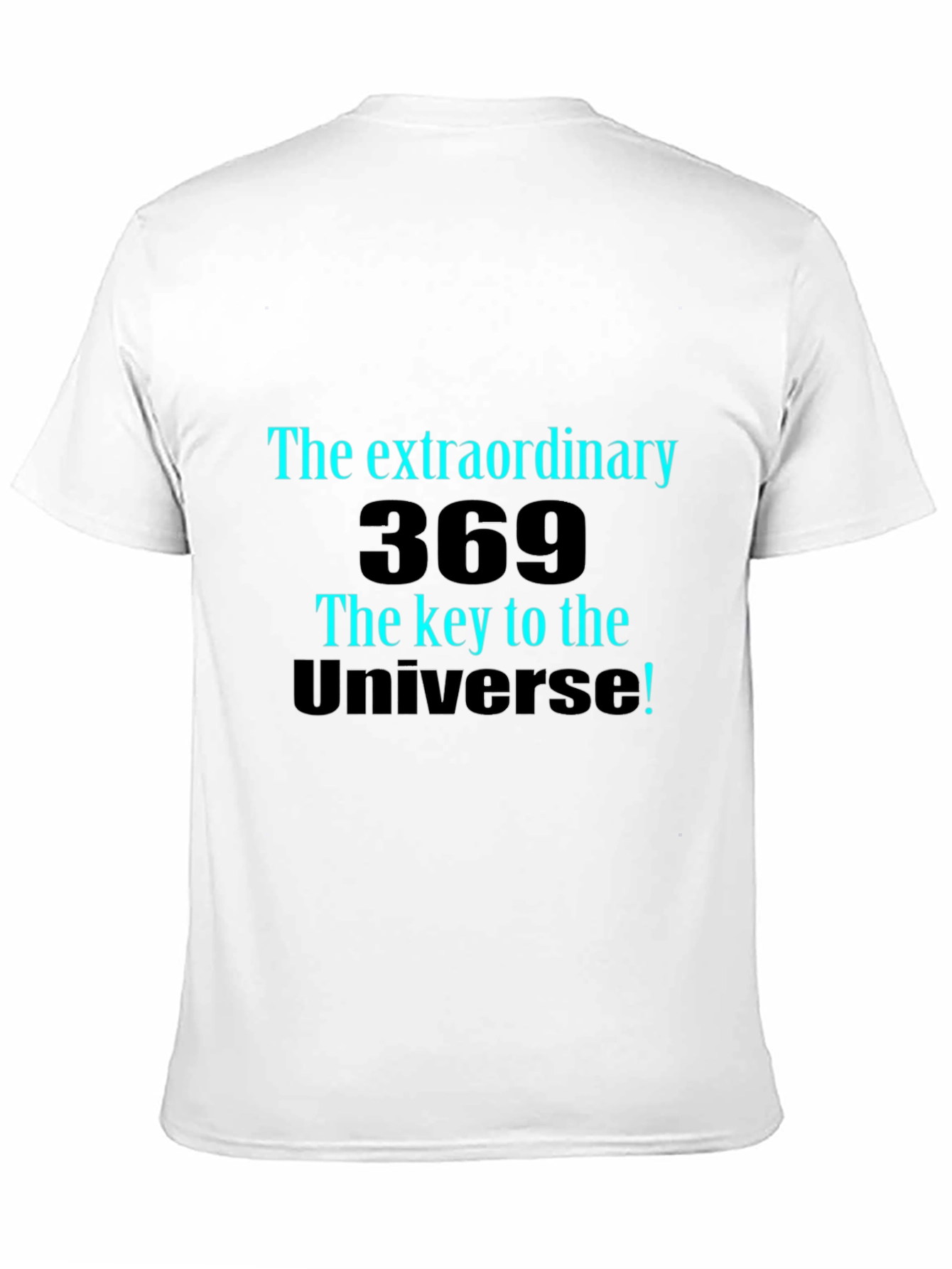 Extraordinary 369 Universe Black T-Shirt