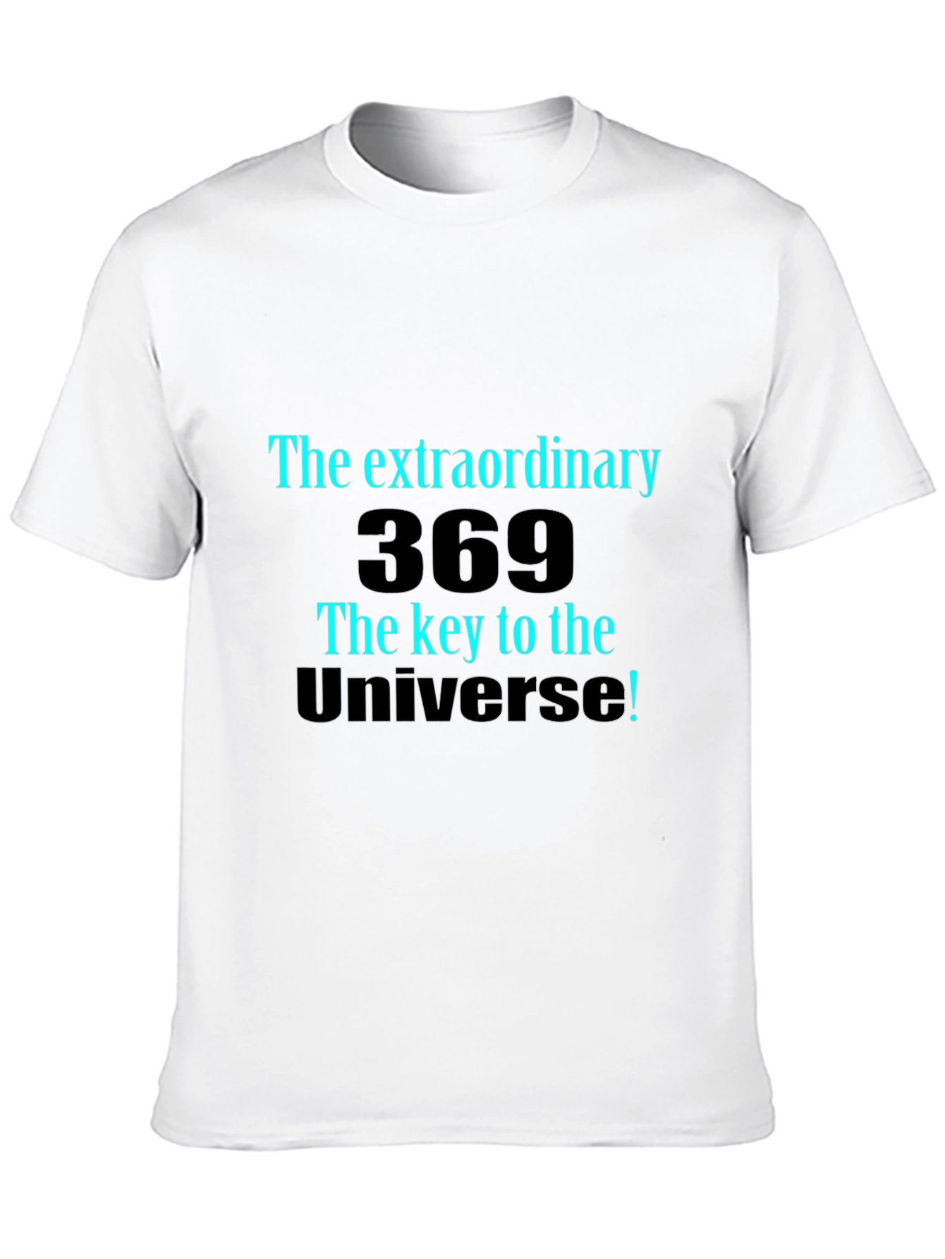 Extraordinary 369 Universe Black T-Shirt
