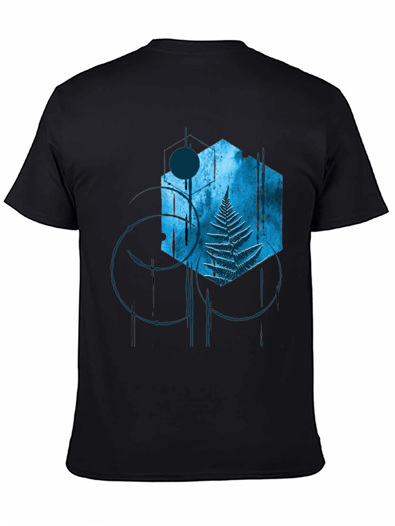 Abstract Fern Graphic T-Shirt