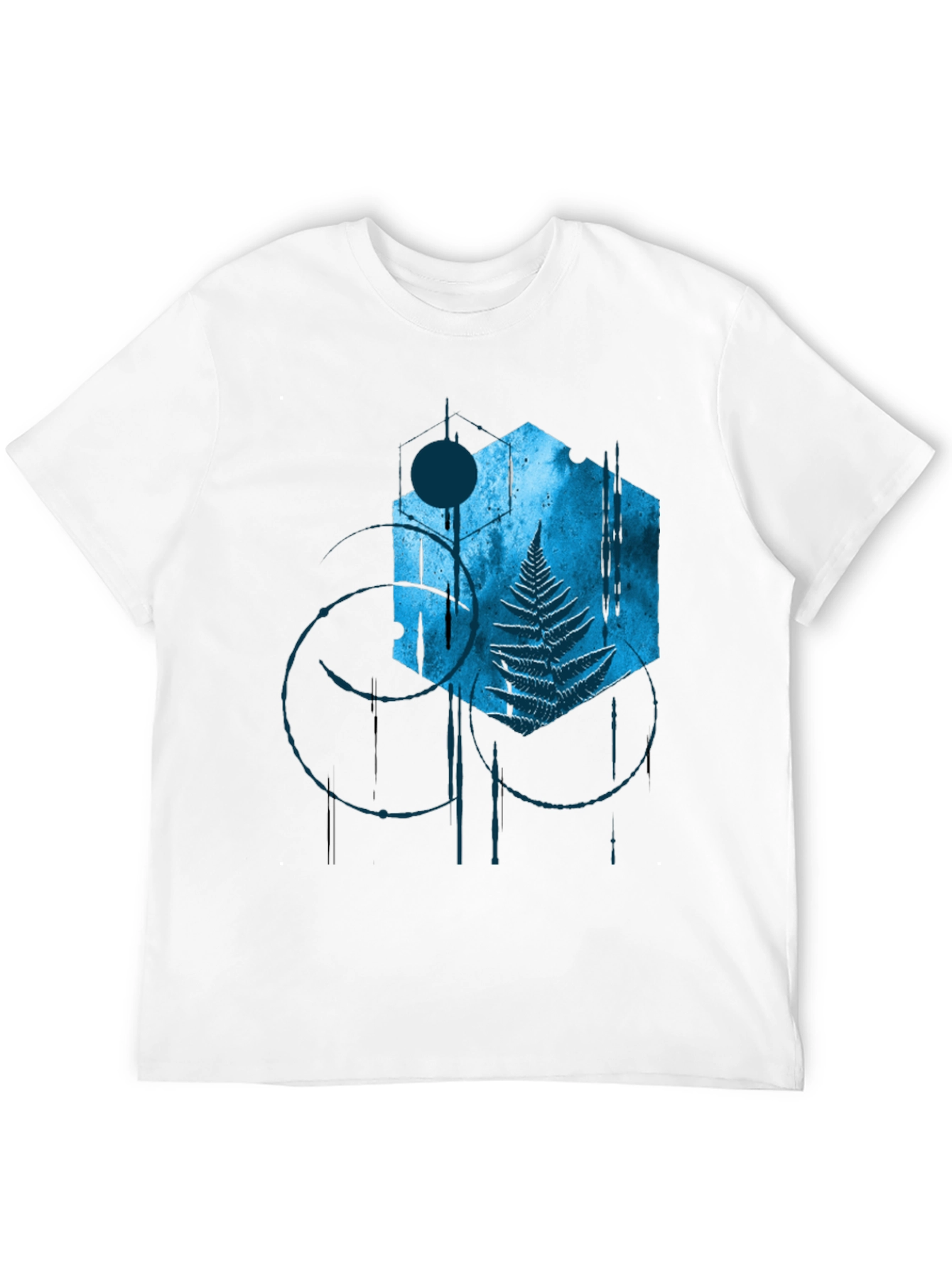 Abstract Fern Graphic T-Shirt