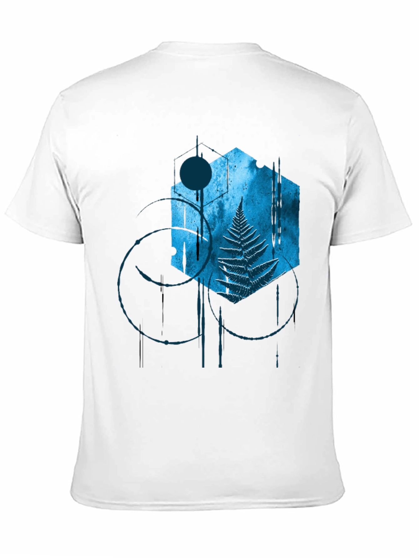 Abstract Fern Graphic T-Shirt