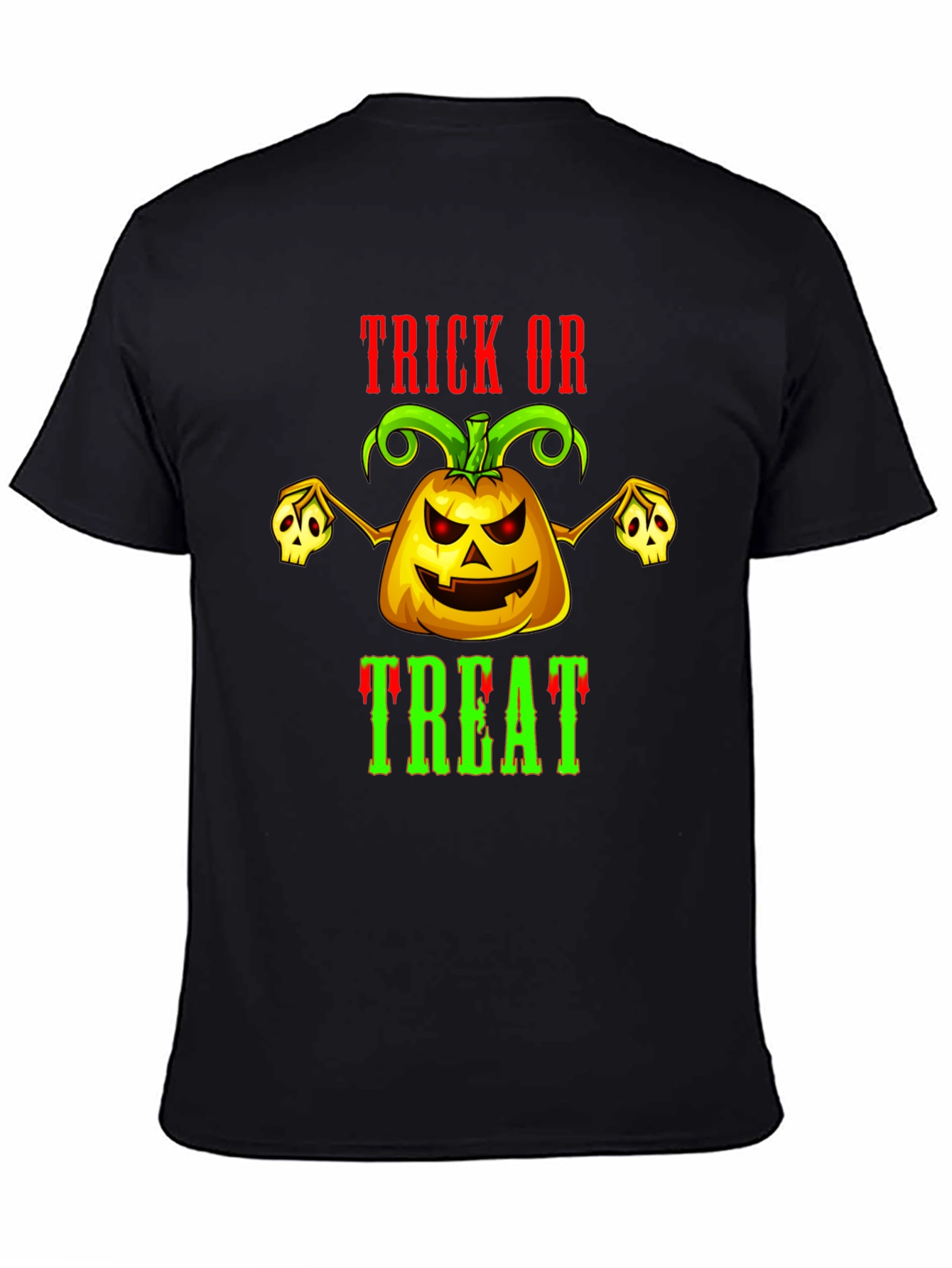 Halloween Trick or Treat Pumpkin Graphic Tee