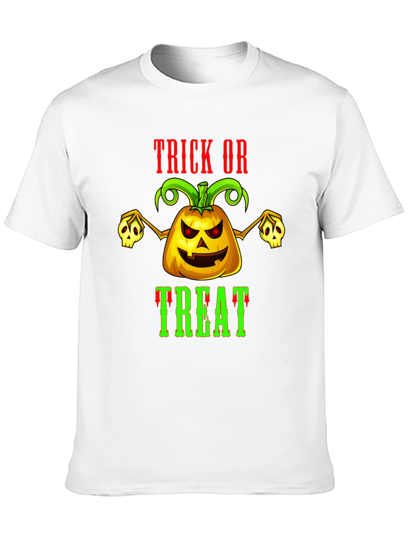 Halloween Trick or Treat Pumpkin Graphic Tee