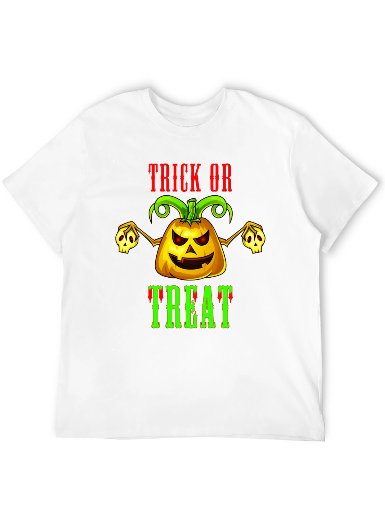 Halloween Trick or Treat Pumpkin Graphic Tee