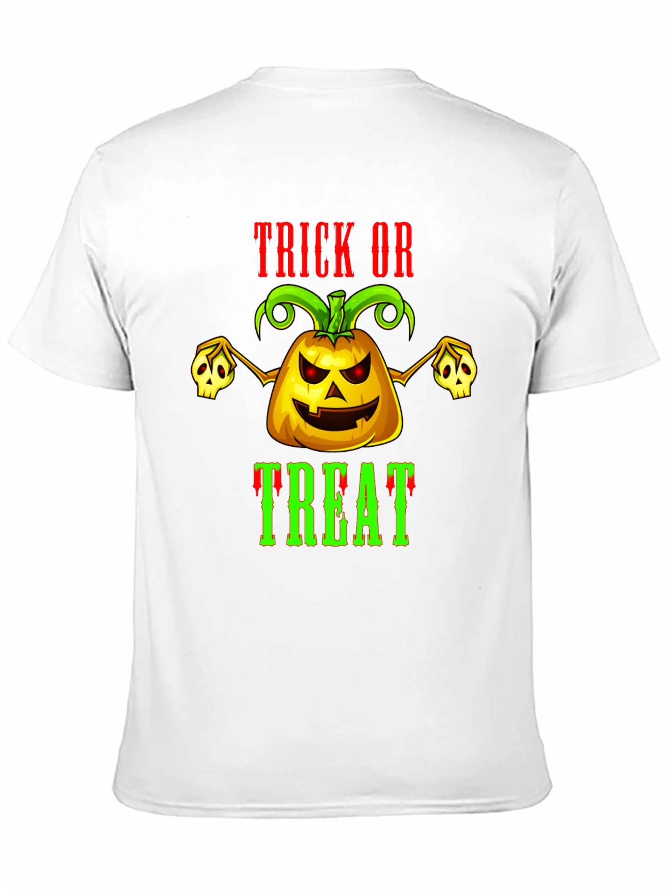 Halloween Trick or Treat Pumpkin Graphic Tee