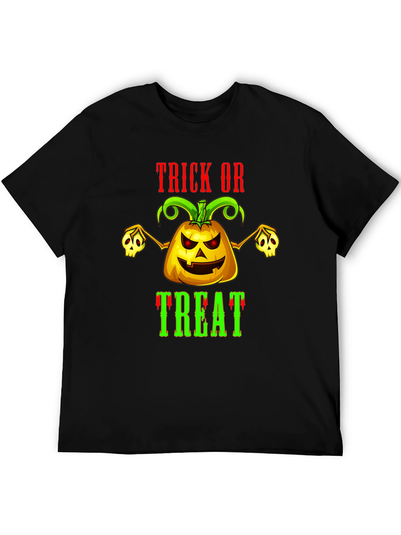 Halloween Trick or Treat Pumpkin Graphic Tee
