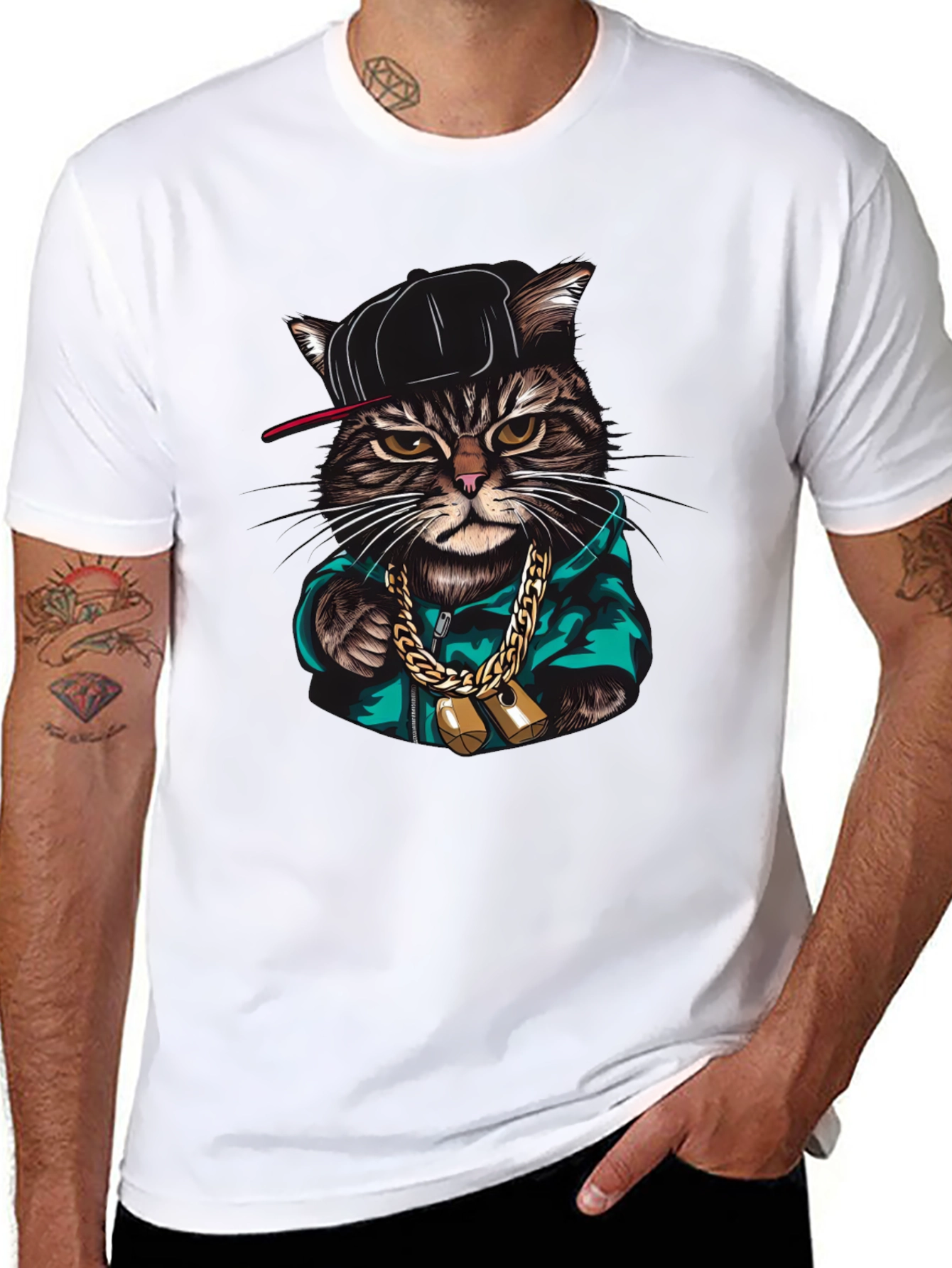 Cool Cat T-Shirt: Hip Hop Style