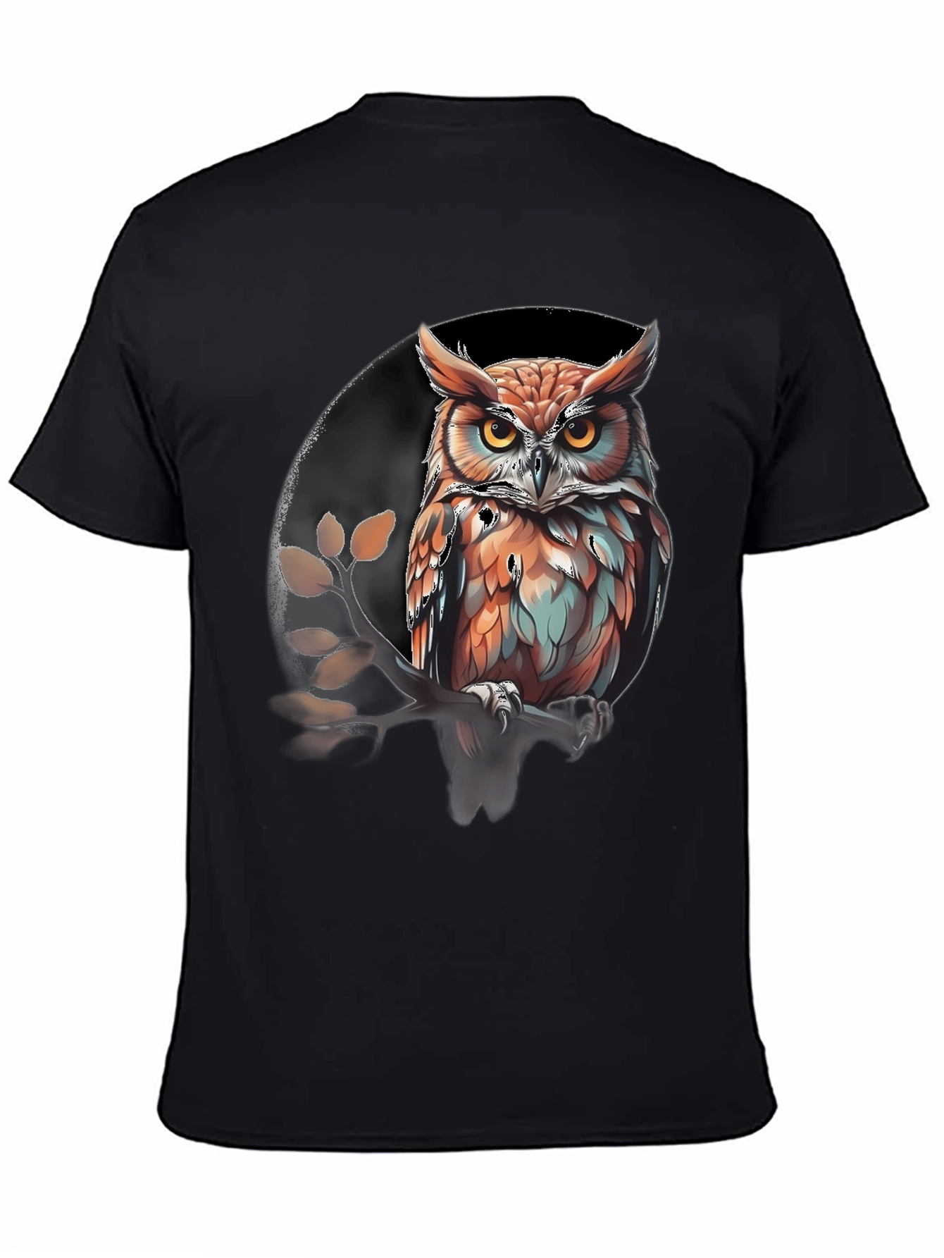 Owl Graphic Print Tee - Stylish Mens T-Shirt