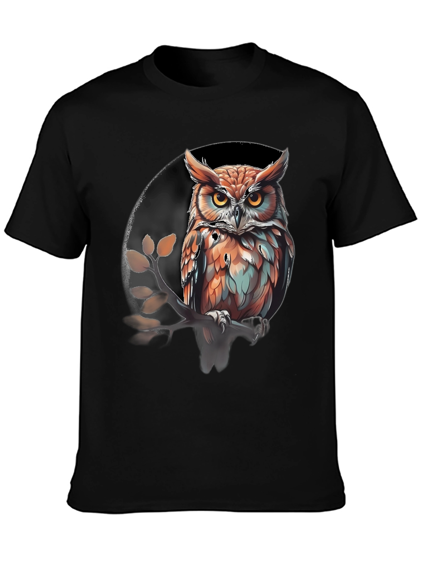 Owl Graphic Print Tee - Stylish Mens T-Shirt