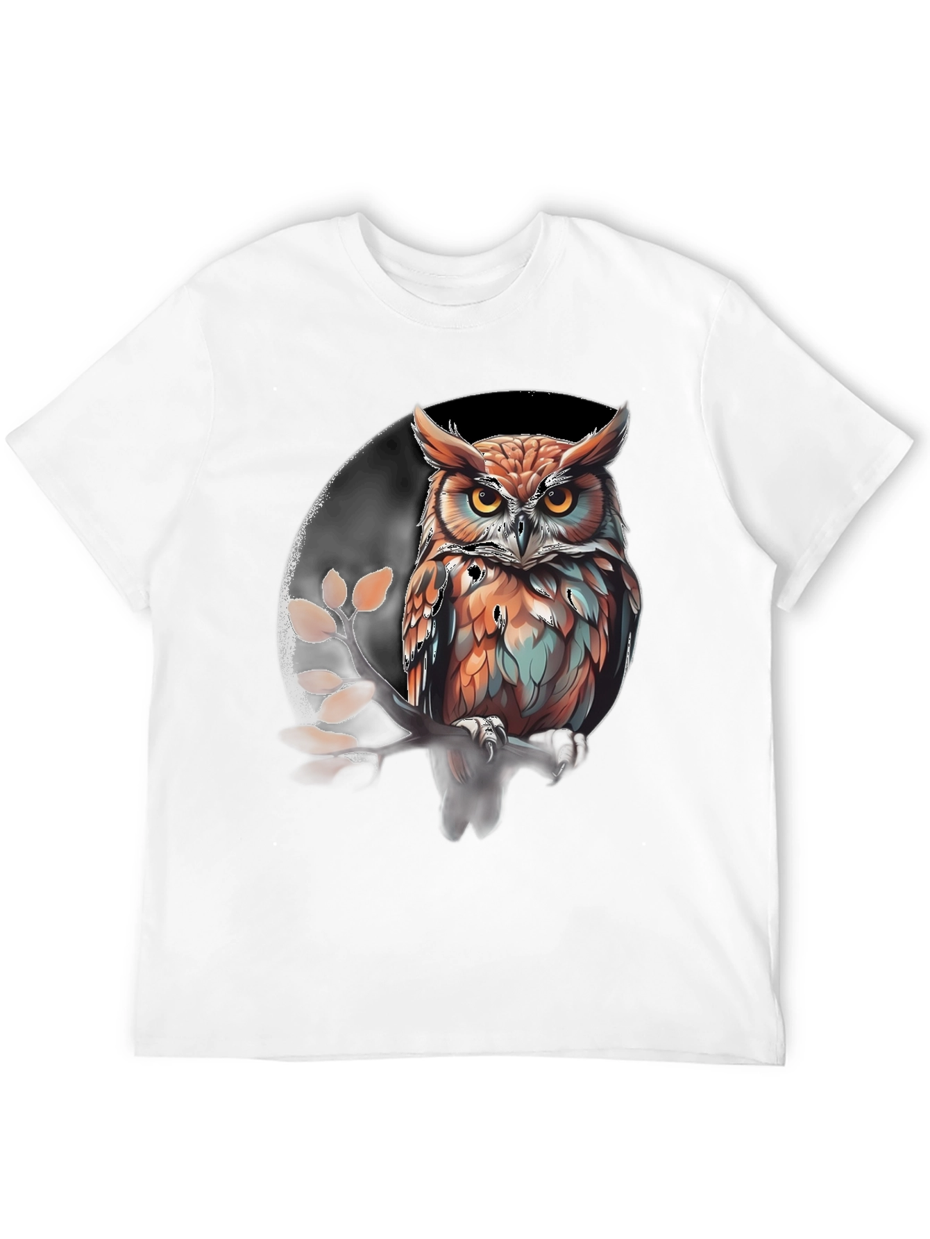Owl Graphic Print Tee - Stylish Mens T-Shirt