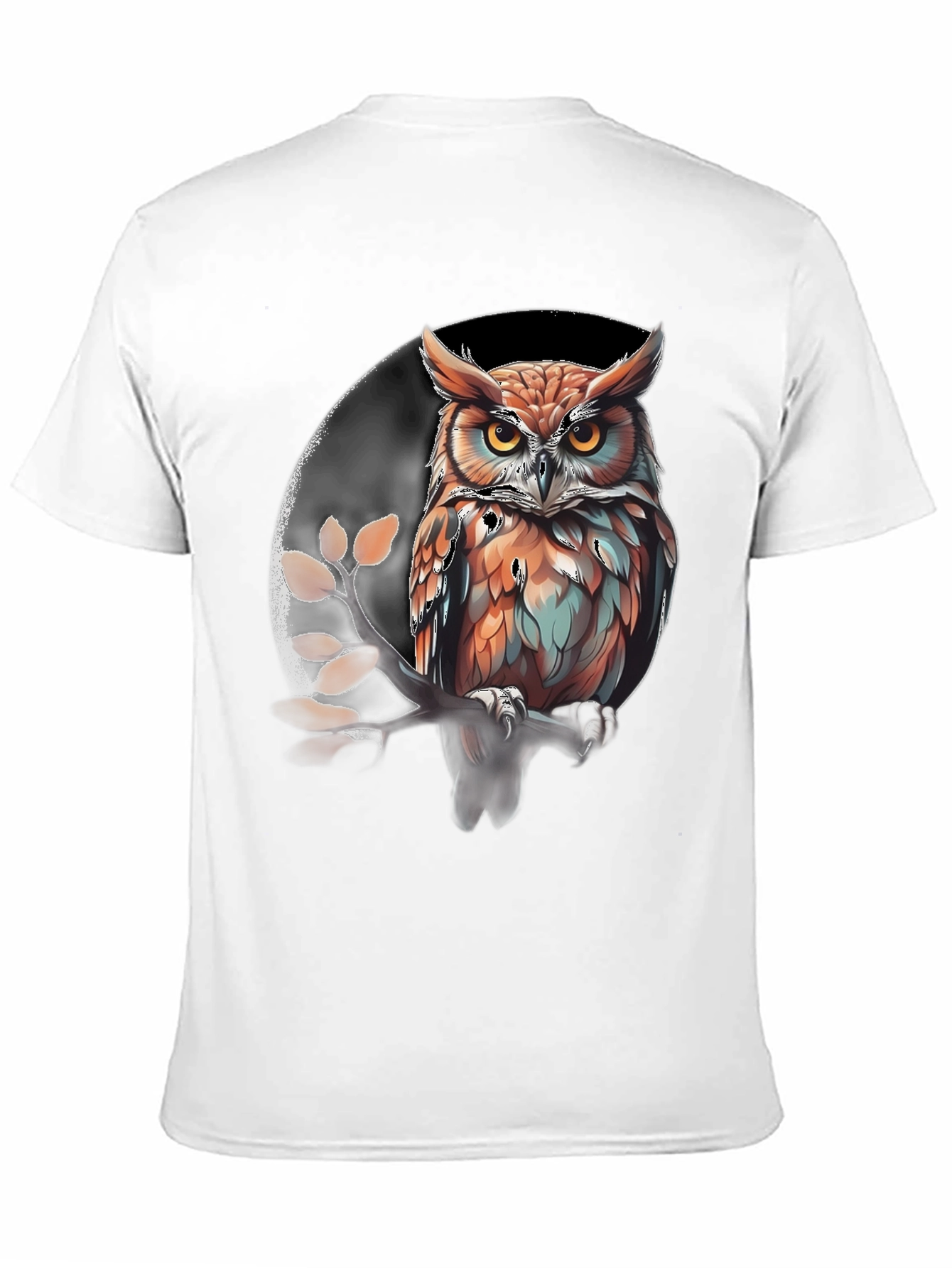 Owl Graphic Print Tee - Stylish Mens T-Shirt