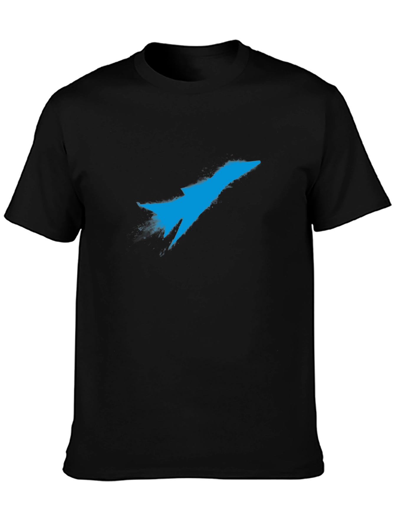 Jet Fighter Graphic T-Shirt - Black