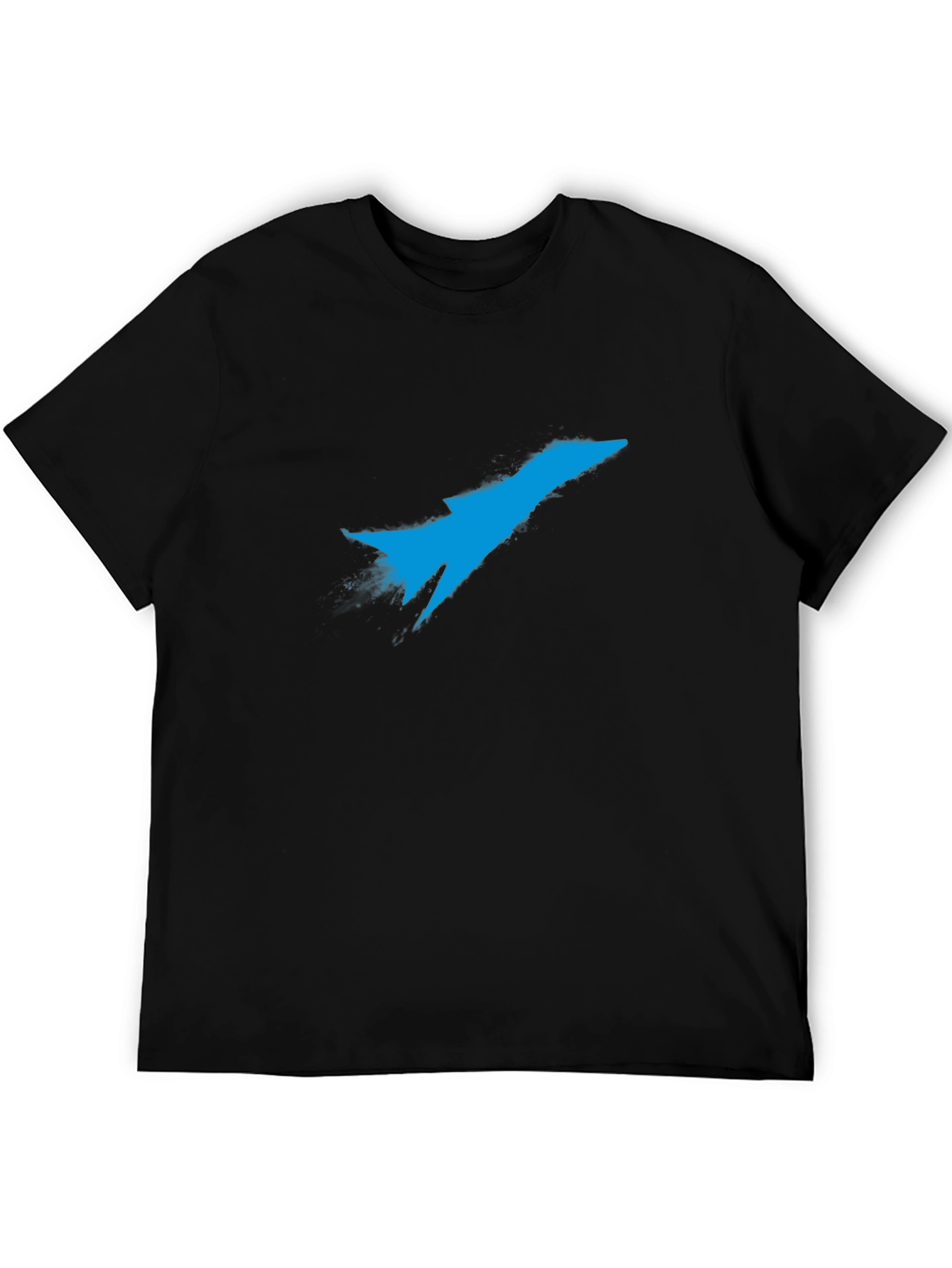 Jet Fighter Graphic T-Shirt - Black