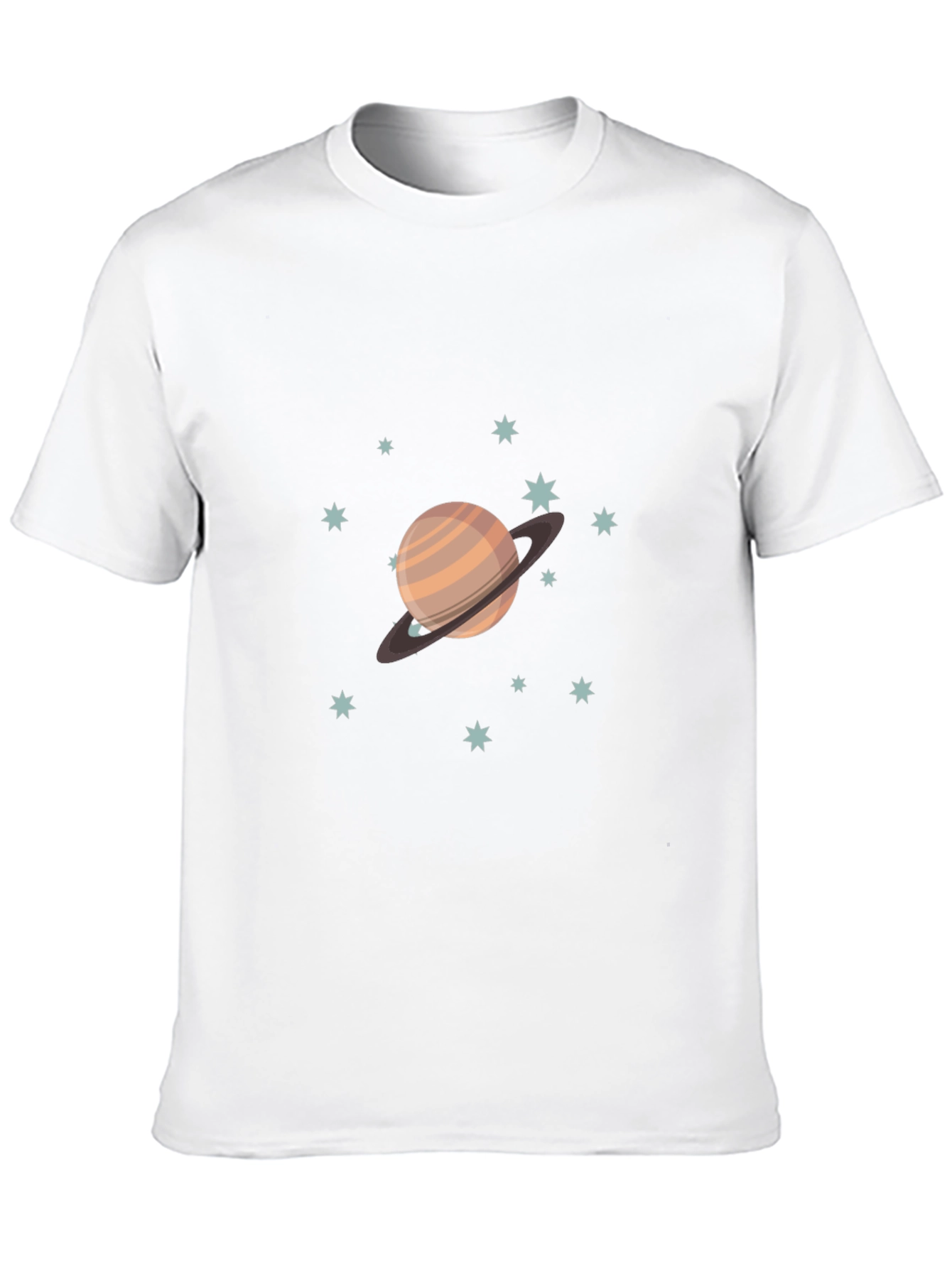 Saturn Graphic Black T-Shirt