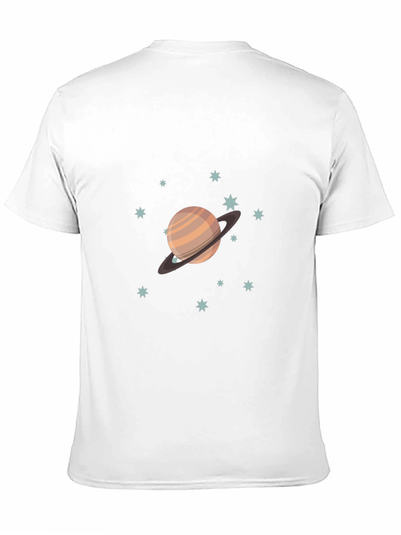 Saturn Graphic Black T-Shirt