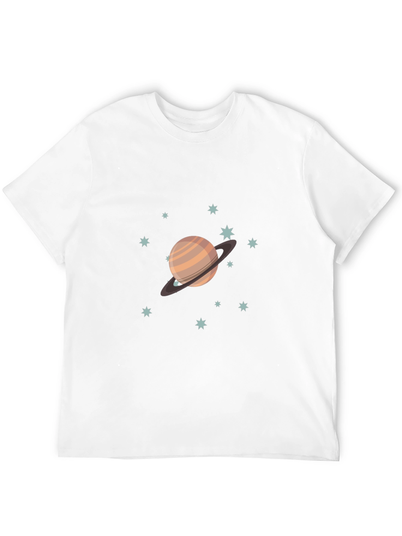 Saturn Graphic Black T-Shirt