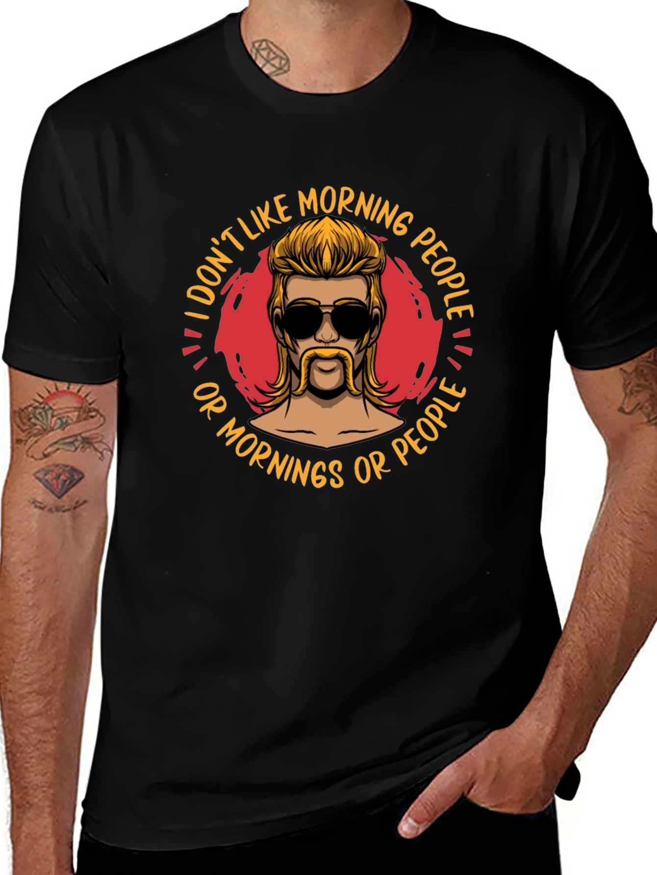 I Dont Like Morning People T-Shirt