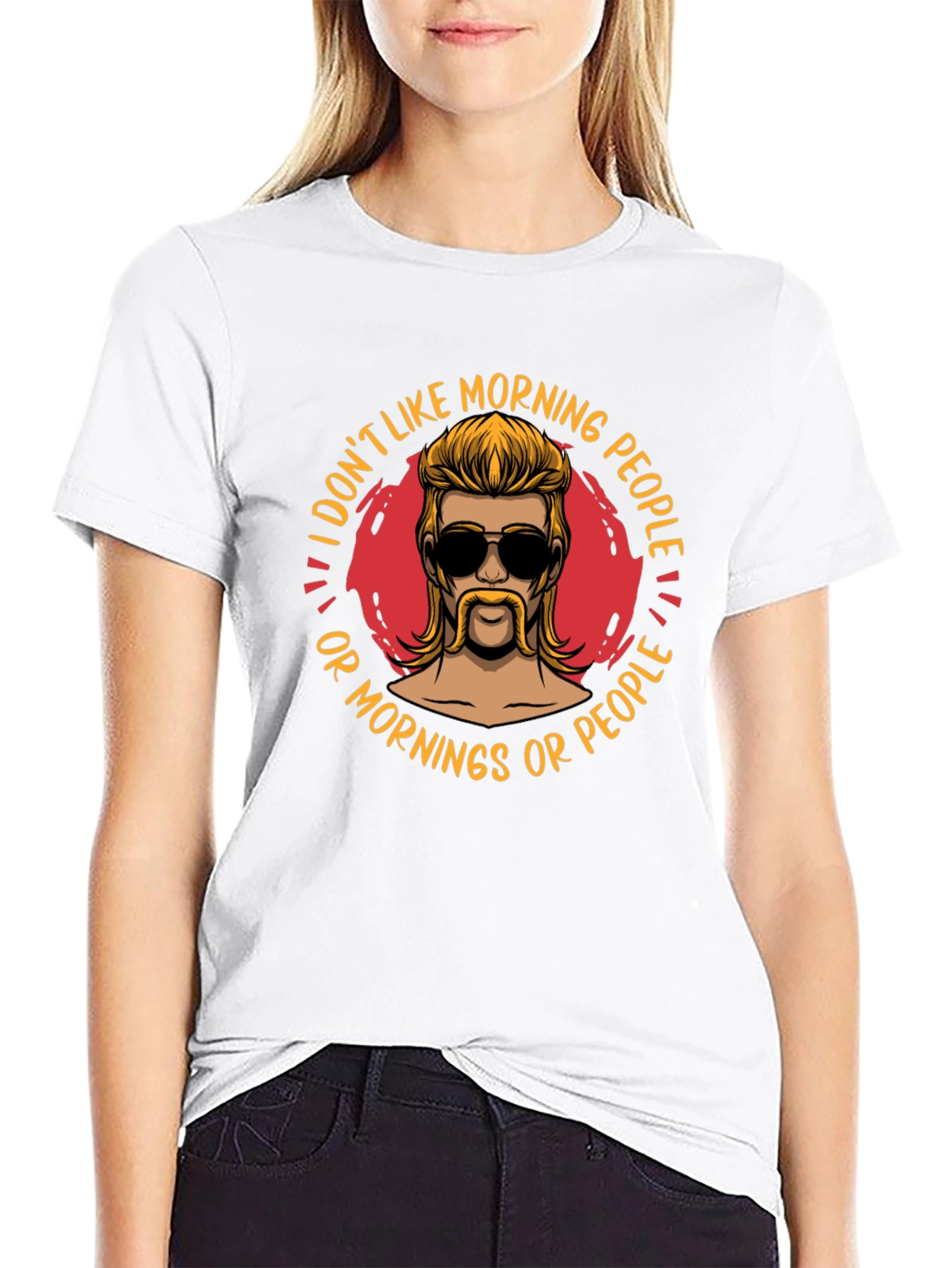 I Dont Like Morning People T-Shirt