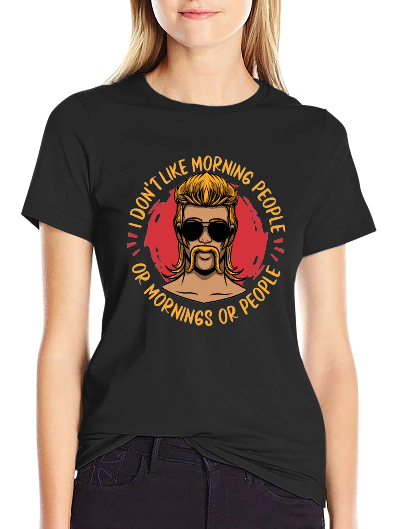 I Dont Like Morning People T-Shirt