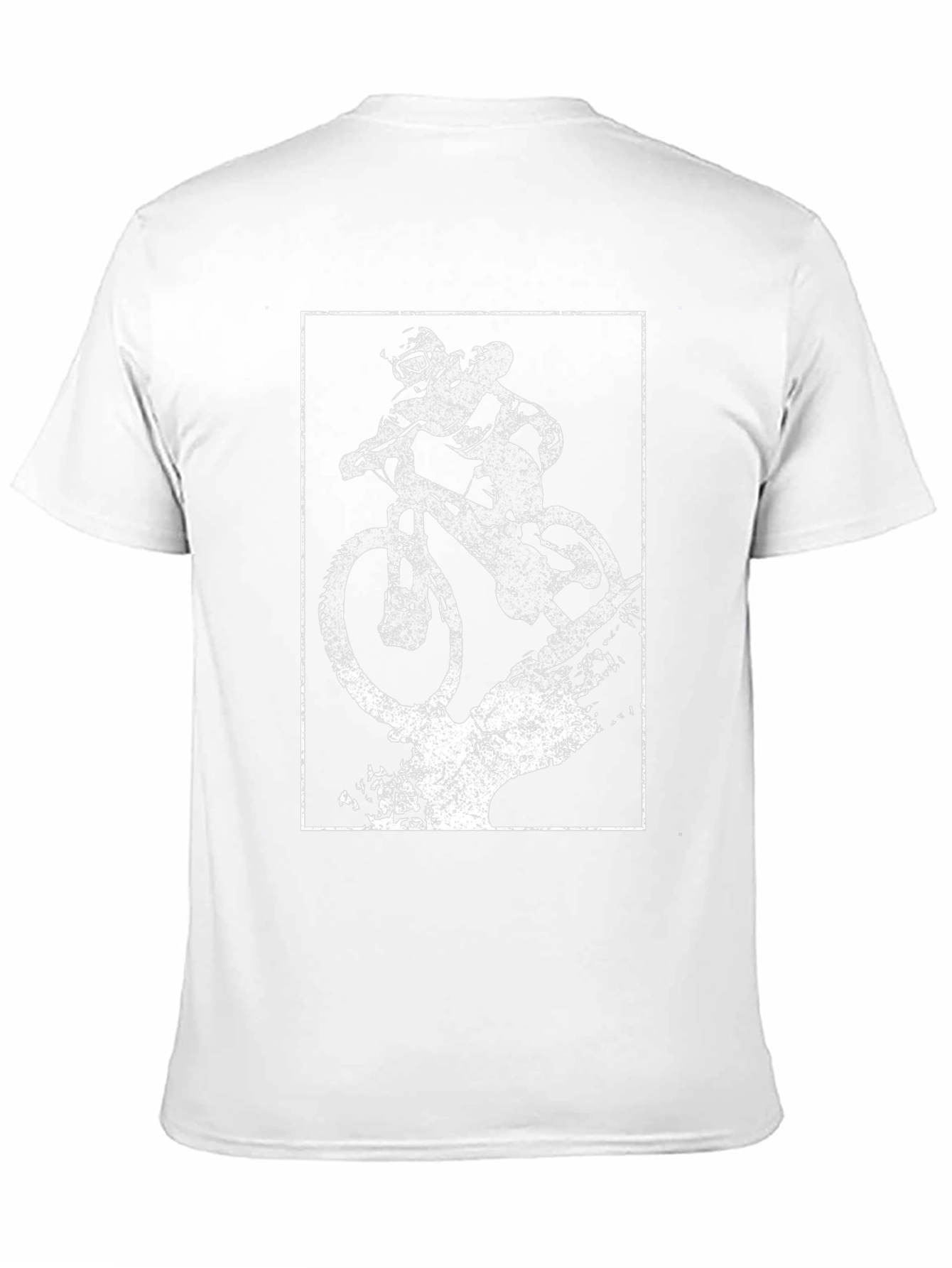 Mountain Bike Graphic Tee - Distressed Print