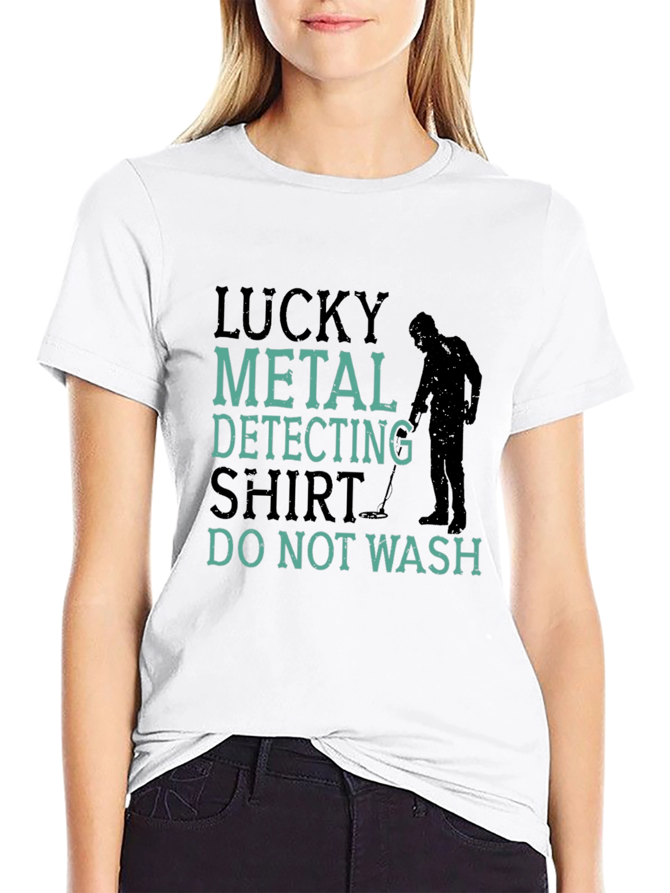 Lucky Metal Detecting Shirt - Funny Hobby Tee